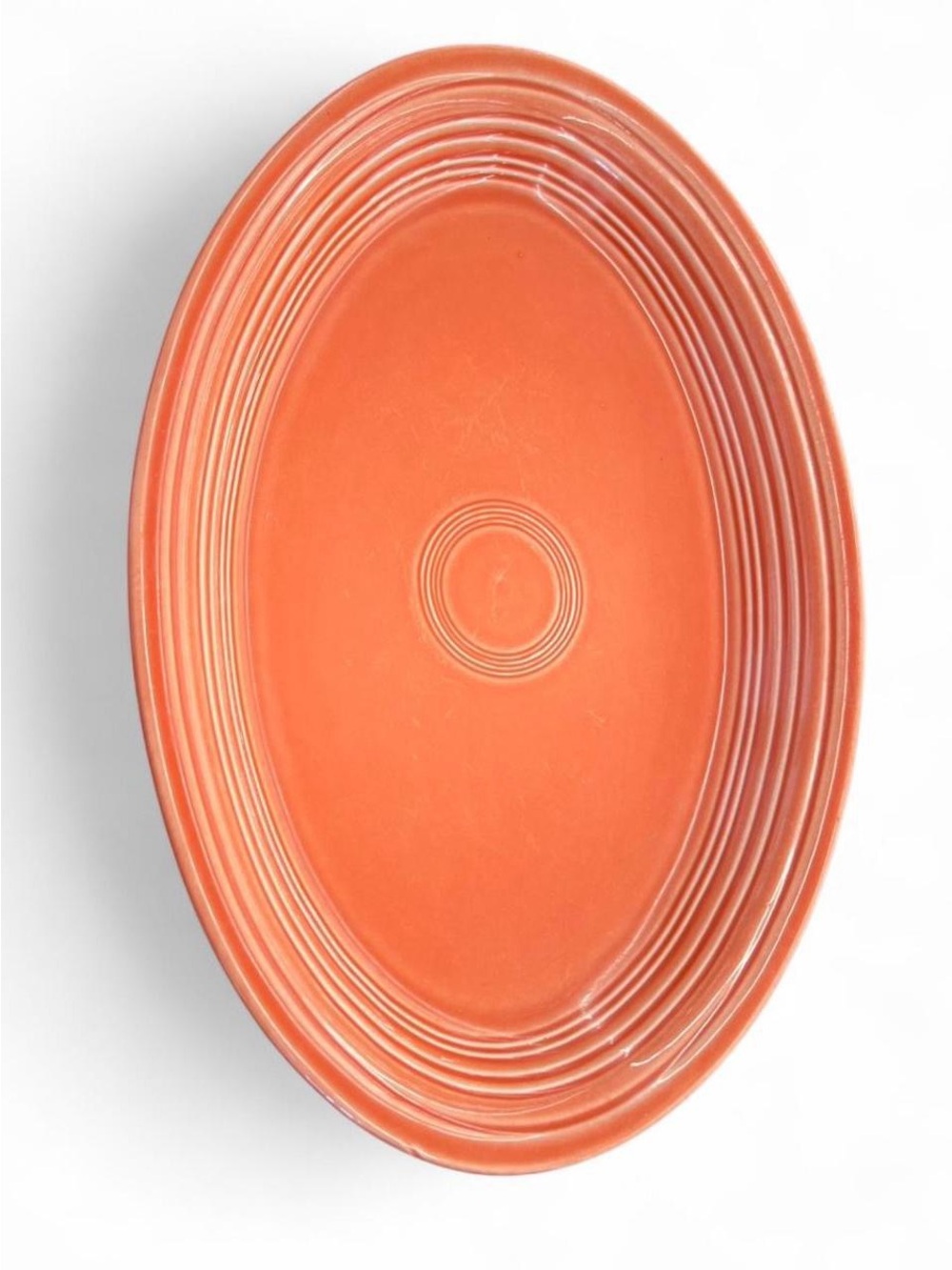 FiestaWare Persimmon Orange Oval Platter